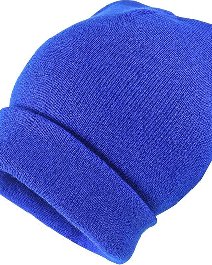 Gelante Unisex Beanie Cap Knitted Warm Solid Color and Multi-Color Multi-Packs