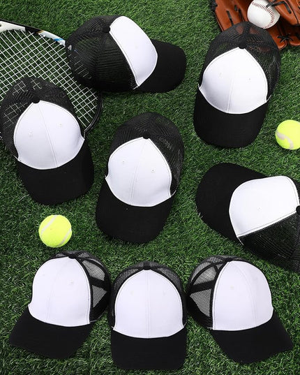 Coume Mesh Trucker Hats Bulk Sublimation Blank DIY Baseball Unisex Caps for Business Embroidery Sport Party Gift