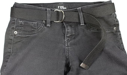 Gelante Canvas Web D Ring Belt Silver Buckle Military Style for men & women 1 or 3 pcs