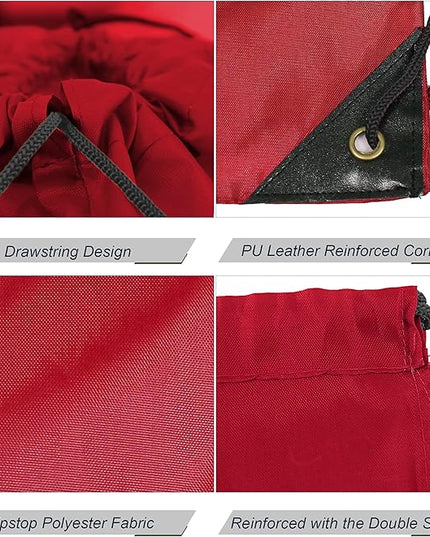 BeeGreen Drawstring Backpack Bags 20,30,50 Packs Reflective String Bags for Gym Sport Trip Cinch Sack DIY for Women Men