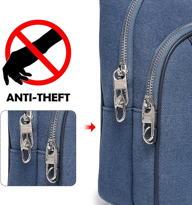 Anti Theft Crossbody Bags for Women Leather Sling Bag Cross Body Travel Purse Chest Bags Fanny Pack Gift Teen Girl