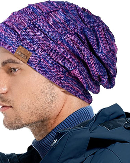 REDESS Beanie Hat for Men and Women Winter Warm Hats Knit Slouchy Thick Skull Cap