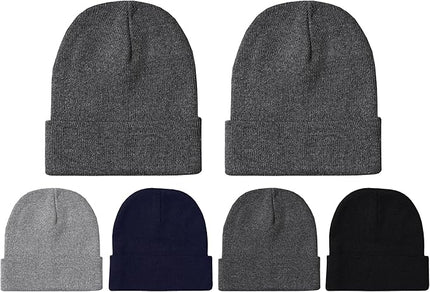 Unisex Winter Beanie – Warm Knit Hat for Men & Women, Soft Stretchy Cold Weather Cap for Outdoor, Running & Hiking