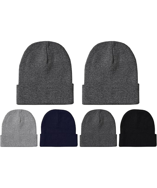 Unisex Winter Beanie – Warm Knit Hat for Men & Women, Soft Stretchy Cold Weather Cap for Outdoor, Running & Hiking
