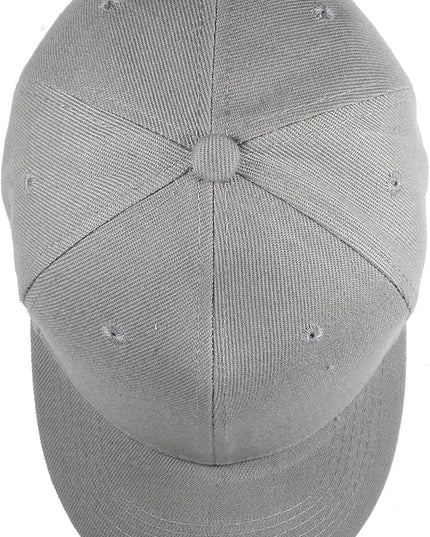 Gelante Adult Plain Baseball Cap Hat Classic Adjustable Size for All Seasons