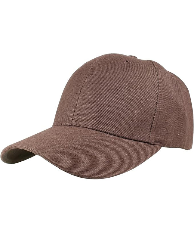 Gelante Adult Plain Baseball Cap Hat Classic Adjustable Size for All Seasons