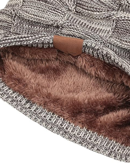 REDESS Beanie Hat for Men and Women Winter Warm Hats Knit Slouchy Thick Skull Cap