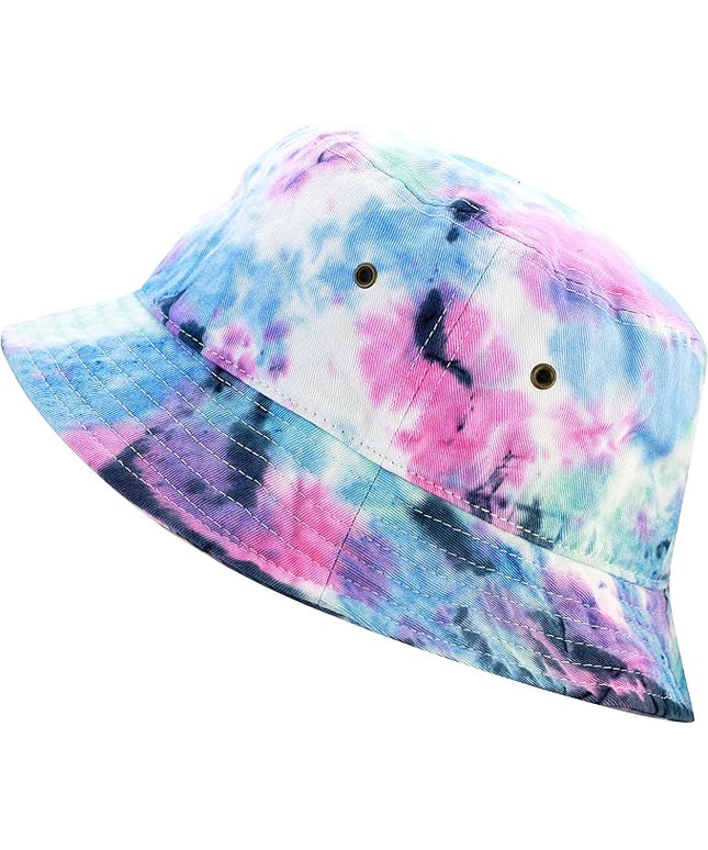 The Hat Depot Bucket Hat - Unisex 100% Cotton & Denim UPF 50 Packable Summer Travel Beach Sun Hat