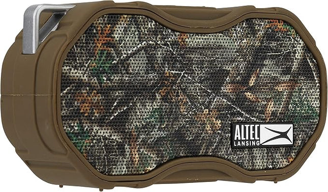Altec Lansing Baby Boom XL - Waterproof Bluetooth Speaker, Wireless & Portable Speaker for Travel & Outdoor Use, Deep Bass & Loud Sound, 1 Pack, Real Tree Camo