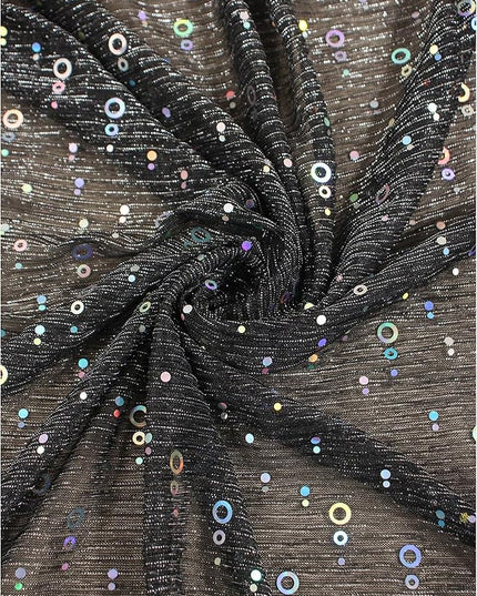 Floerns Women's Sequin Bandana Square Scarf Silk Scarves Mesh Shawl and Wrap for Evening Dresses