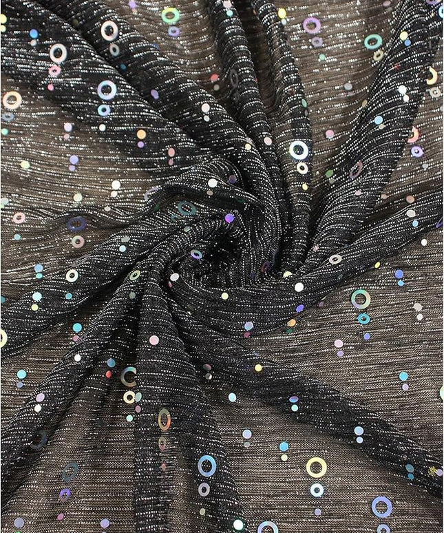 Floerns Women's Sequin Bandana Square Scarf Silk Scarves Mesh Shawl and Wrap for Evening Dresses