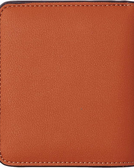 Toughergun Women’s Small Slim Leather Wallet with RFID Protection, Compact Bifold Mini Purse with Clear ID Window