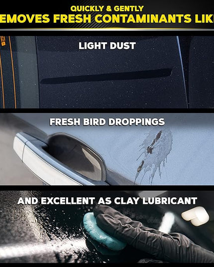 Meguiar's Quik Detailer, Mist & Wipe Car Detailing Spray, Clear Light Contaminants and Boost Shine with a Quick Detailer Spray that Keeps Paint and Wax Looking Like New, 32 oz