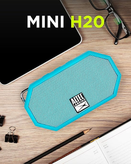 Altec Lansing Mini H2O - Waterproof Bluetooth Speaker, IP67 Certified & Floats in Water, Compact & Portable Speaker for Hiking, Camping, Pool, and Beach,Aqua