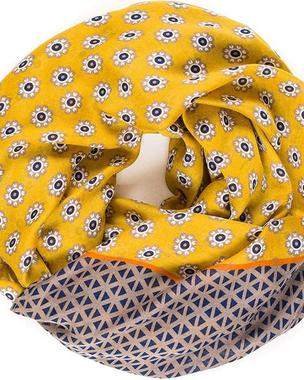 MELIFLUOS DESIGNED IN SPAIN Scarf for Women Lightweight Paisley Fashion for Summer Fall Scarves Shawl Wrap