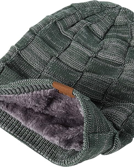 REDESS Beanie Hat for Men and Women Winter Warm Hats Knit Slouchy Thick Skull Cap