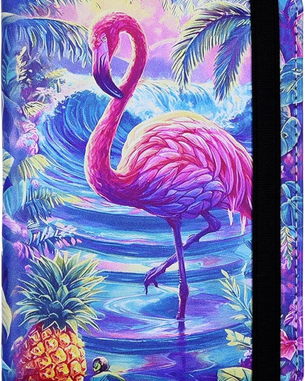 Passport Holder for Women and Men PU Leather Passport Cover for Travel (Flamingo)