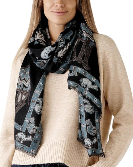 Scarf for Women Spanish Design Elegant Long Shawl Scarves for Summer Fall