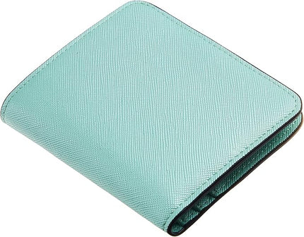 Toughergun Women’s Small Slim Leather Wallet with RFID Protection, Compact Bifold Mini Purse with Clear ID Window