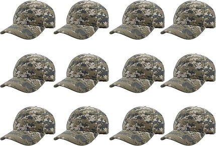 Gelante Plain Blank Baseball Caps Adjustable Back Strap Wholesale LOT 12 PC'S