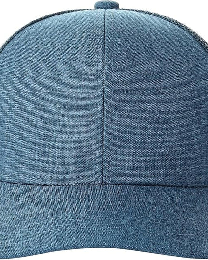 TSSGBL 2 Pack Snapback Trucker Baseball Hats Mesh Back Adjustable Blank Ball Caps for Men Women