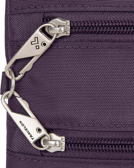 Travelon Anti-theft Classic Slim Double Zip Crossbody