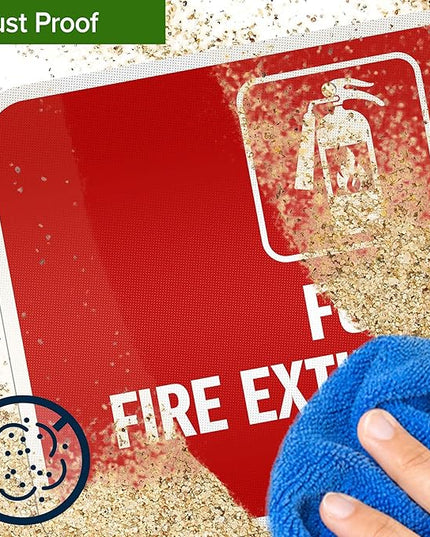 Full Fire Extinguishers Here Sign, 12x18 Inches, 3M EGP Reflective .063 Aluminum, Fade Resistant, Made in USA by My Sign Center