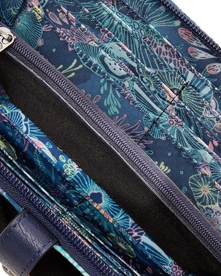 Sakroots Artist Circle Smartphone Crossbody in Coated Canvas, Detachable Wristlet Strap