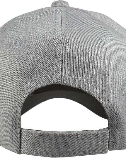 Gelante Adult Plain Baseball Cap Hat Classic Adjustable Size for All Seasons