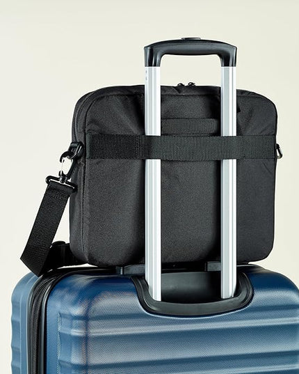 Amazon Basics Laptop Carrying Case, Black | 14 inch, Shoulder Strap, 24-pack