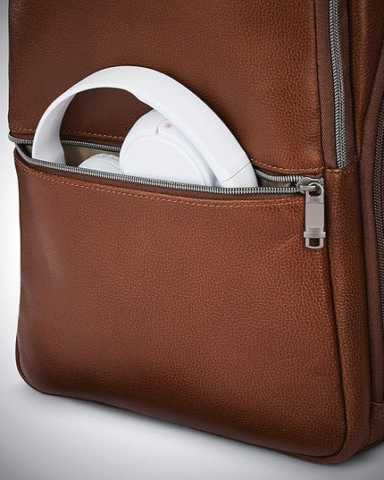 Samsonite Classic Leather Slim Backpack