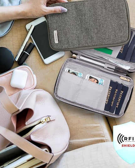 Travelon RFID Blocking Family Passport Wallet