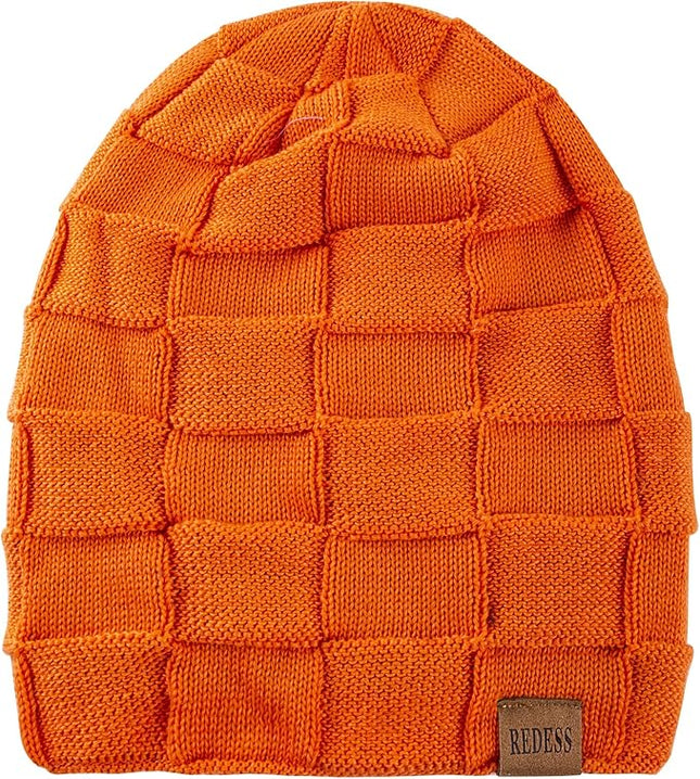 REDESS Beanie Hat for Men and Women Winter Warm Hats Knit Slouchy Thick Skull Cap
