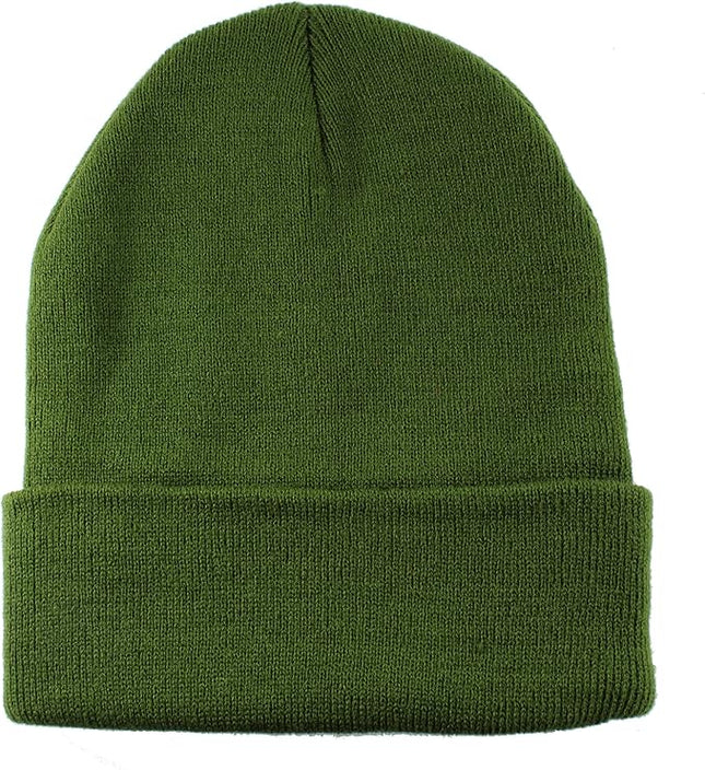 Gelante Unisex Beanie Cap Knitted Warm Solid Color and Multi-Color Multi-Packs