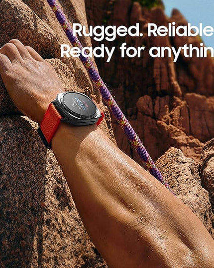 Samsung Galaxy Watch Ultra (2025) 47mm LTE Smartwatch, Titanium Casing, Advanced Sleep Coaching, Running Coach, Energy Score, Heart Rate Tracking, GPS, Titanium Gray [US Version, 2 Yr Warranty]