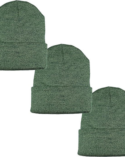 Gelante Unisex Beanie Cap Knitted Warm Solid Color