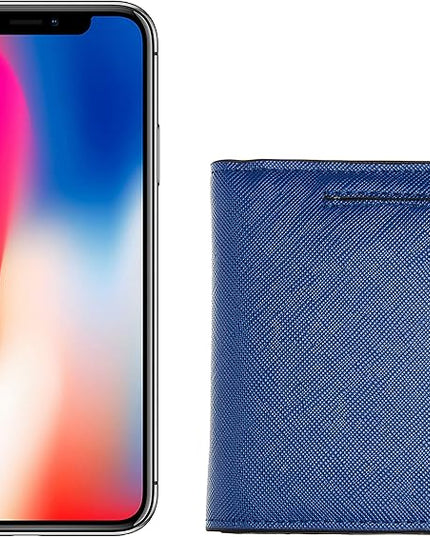 Toughergun Women’s Small Slim Leather Wallet with RFID Protection, Compact Bifold Mini Purse with Clear ID Window