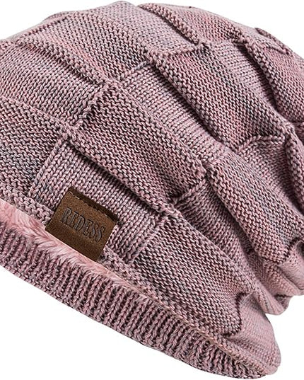 REDESS Beanie Hat for Men and Women Winter Warm Hats Knit Slouchy Thick Skull Cap