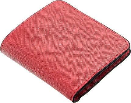 Toughergun Women’s Small Slim Leather Wallet with RFID Protection, Compact Bifold Mini Purse with Clear ID Window