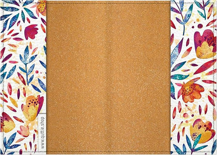 Passport Cover for Kids, Women and Men, Cute Travel Passport Holder (Flower Pattern)