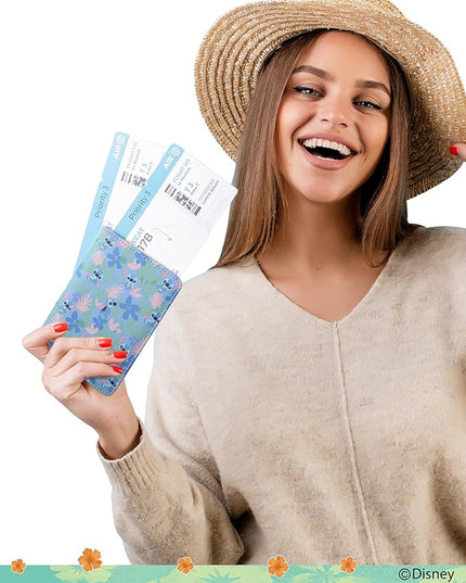 Disney Stitch Passport Cover for Women Official License, Cute Passport Book Holder, Passport Wallet, Travel Must Haves