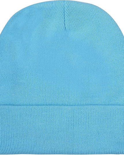 Gelante Unisex Beanie Cap Knitted Warm Solid Color and Multi-Color Multi-Packs