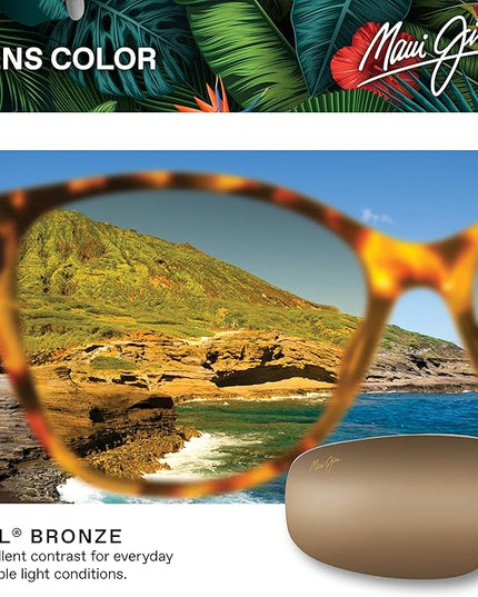 Maui Jim Polarized Men's and Women's Breakwall Rimless Sunglasses