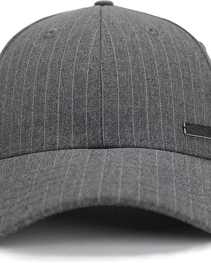 Fashion Baseball Hats for Men by King & Fifth | The Senna Baseball Cap with Low Profile & Menswear Fabric + Baseball Caps