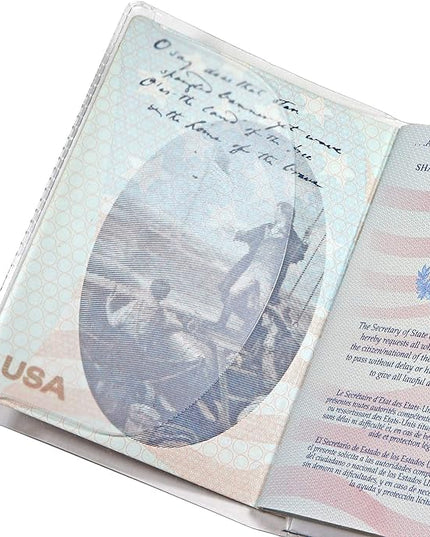 Millennial Essentials unisex-adult Waterproof Clear Passport Cover Plastic Passport Protector Vinyl ID Card Protector Case Holder Travel Pack of 6,