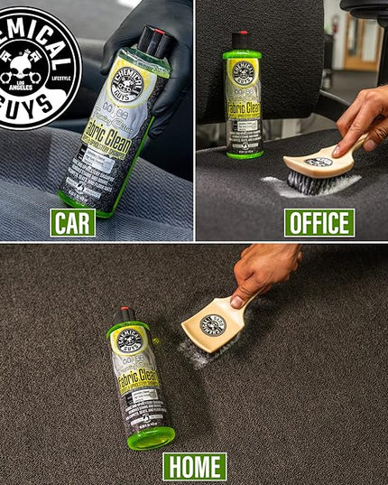 Chemical Guys Foaming Citrus Fabric Clean, Carpet and Upholstery Cleaner - Car Carpet Cleaner for Seats, and Floor Mats, Safe for Home, Office & More, Citrus Scent - 16 oz
