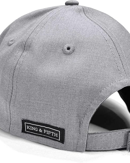 Fashion Baseball Hats for Men by King & Fifth | The Senna Baseball Cap with Low Profile & Menswear Fabric + Baseball Caps