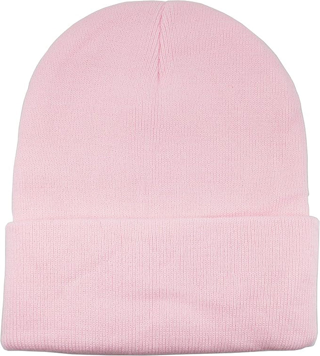 Gelante Unisex Beanie Cap Knitted Warm Solid Color and Multi-Color Multi-Packs