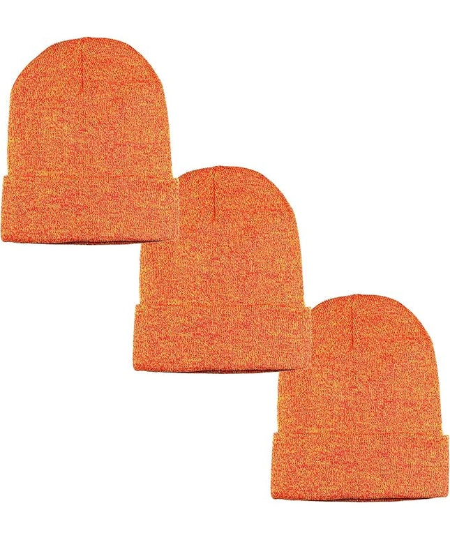 Gelante Unisex Beanie Cap Knitted Warm Solid Color