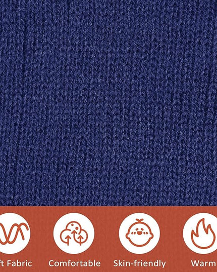 SATINIOR 50 Pack Winter Hats Bulk Beanies Unisex Knit Skull Caps Warm Stocking Hat for Adults Homeless